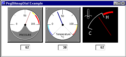 PegFiniteBitmapDial Example