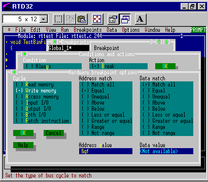 RTTarget-32's Debugger